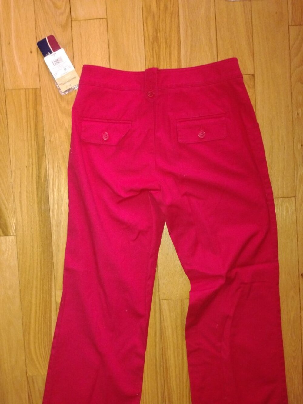 Denver Hayes Red Chino Casual Pants - Picture 5 of 5